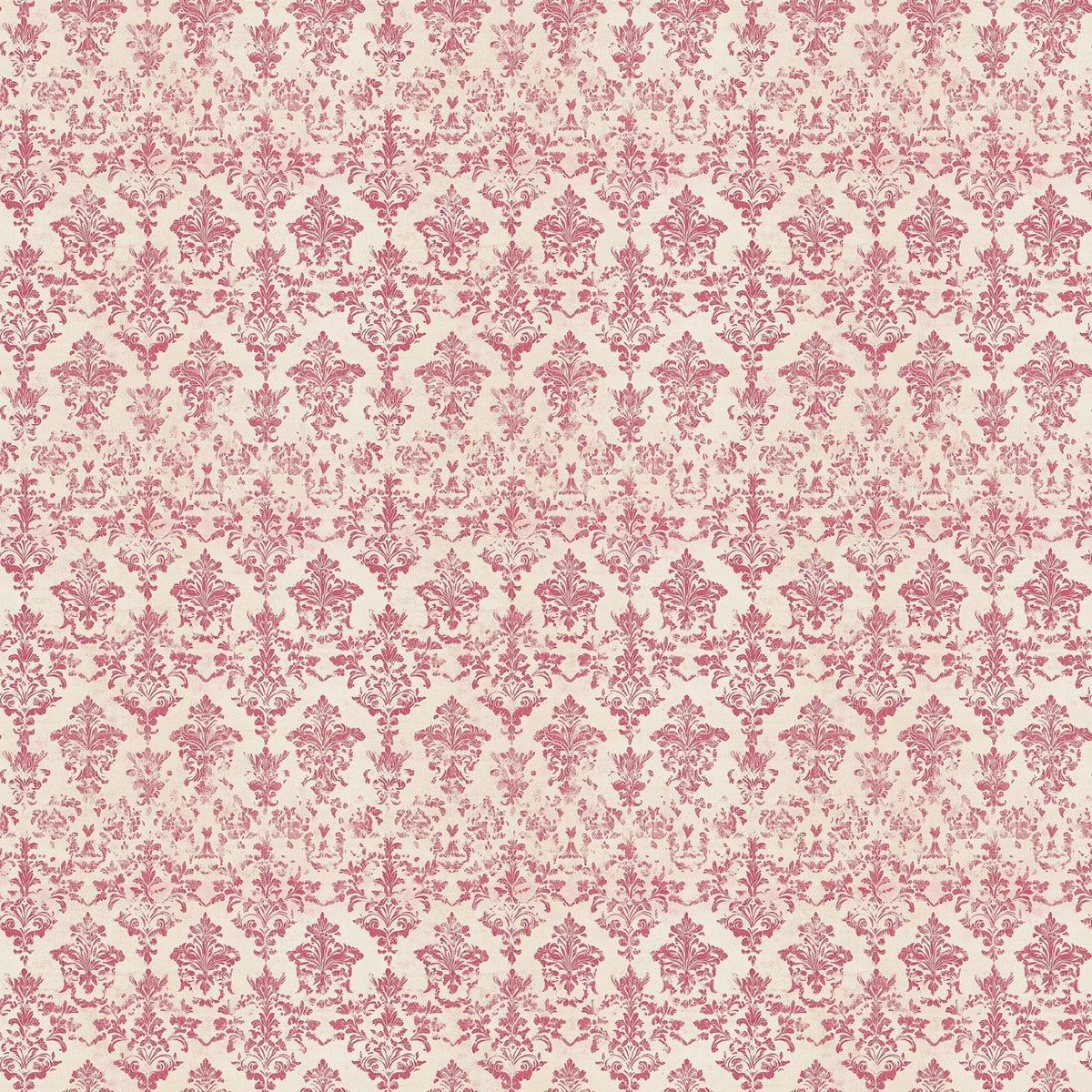 vintage pink, dusty rose, cream background, damask pattern, ornate motifs, floral scrollwork, baroque design, decorative flourishes,, fabric panel, intricate details, symmetrical repeat, elegant swirls, antique style, soft palette, romantic mood, victorian inspired, delicate ornaments