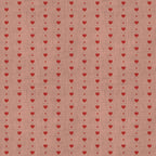 dusty rose, blush pink, coral pink, red hearts, heart pattern, polka dots, small dots, romantic, love theme, valentine's day, sweet, cute, girly, feminine, modern, traditional, nursery, baby girl, toddler, kids room, playroom, shower gift, love, affection, hearts and dots, repeating pattern, geometric hearts, classic design, timeless, decorative
