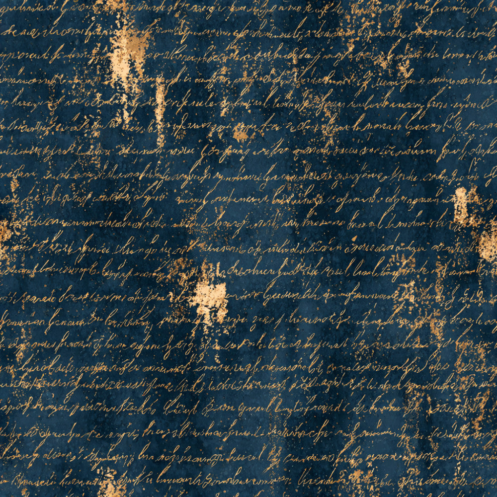 navy blue, gold, metallic gold, dark blue, vintage script, cursive writing, handwritten text, literary, classic literature, antique, aged, distressed, elegant, sophisticated, traditional, timeless, vintage aesthetic, steampunk, gothic, academia, library, book lover, antique manuscript, historical, grunge, weathered, textured, formal, upscale, nostalgic