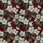 burgundy, cream, white, sage green, forest green, floral, botanical, vintage floral, apple blossoms, spring flowers, nature, elegant, traditional, romantic, cottage core, farmhouse, botanical print, spring, garden flowers, delicate flowers, classic floral, timeless, feminine, whimsical, ornamental, heirloom, country style, heritage print, blossom, leafy branches