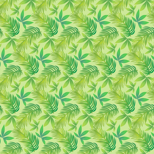 lime green, light green, emerald green, tropical leaves, palm fronds, botanical pattern, repeating design, summer vibes, beach theme, tropical paradise,, fabric panel, lush foliage, nature motif, seamless pattern, vibrant greens, tropical decor, jungle leaves, resort style, fresh summery