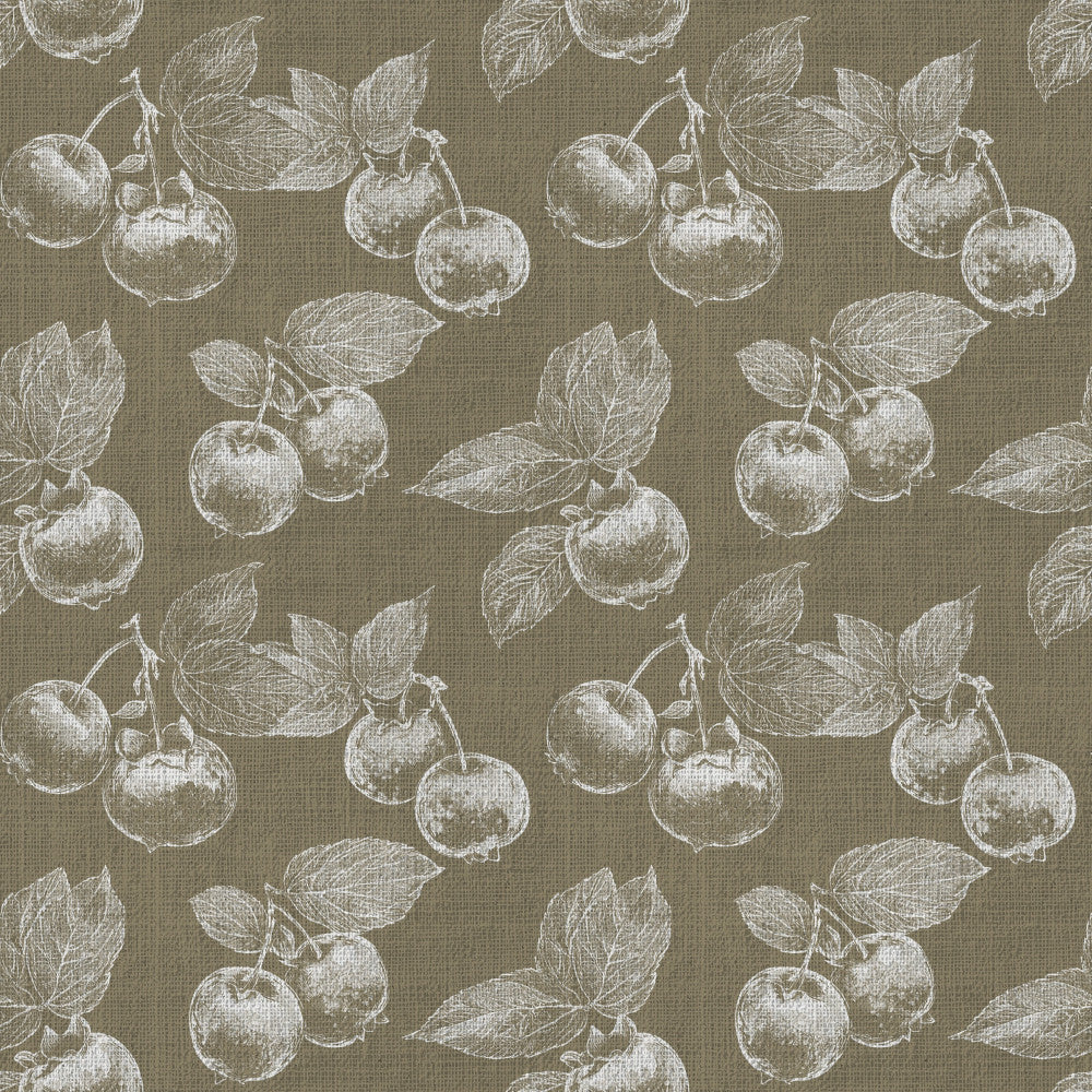 taupe, cream, beige, sage green, botanical, fruit, nature, vintage, classical, engraving, sketch, apples, berries, leaves, branches, rustic, elegant, traditional, farmhouse, garden, orchard, botanical illustration, natural, earth tones, neutral, timeless, heirloom, cottage style, countryside, produce