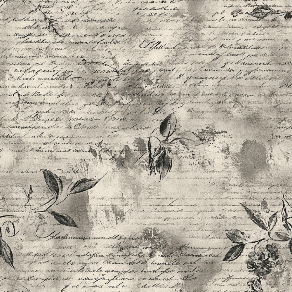 cream, beige, taupe, gray, sepia tone, vintage, floral, botanical, leaves, branches, shabby chic, distressed, aged, antique, script, handwritten, ephemera, elegant, romantic, nostalgic, cottage core, nature, timeless, classic, damask inspired, parchment, weathered, victorian, garden, delicate
