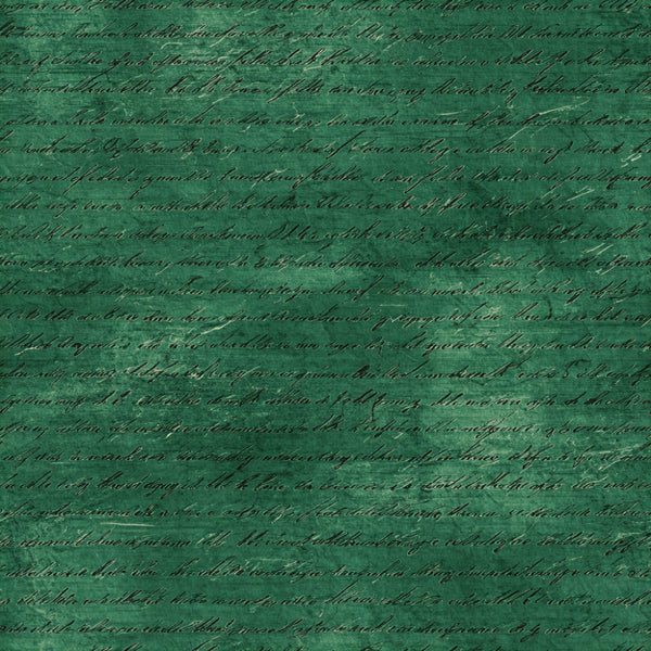 teal green, forest green, vintage script, cursive writing, handwritten text, literary, classic, elegant, traditional, antique, old world, timeless, sophisticated, romantic, storybook, library, bookish, nostalgic, heritage, manuscript, calligraphy, dark teal, muted green, distressed, weathered, grunge, vintage aesthetic, classic literature, retro