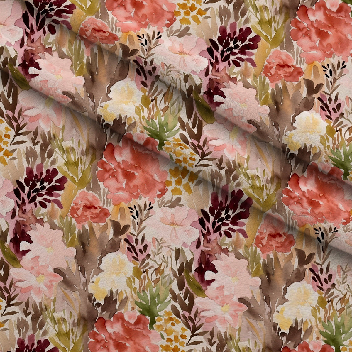 Peach Petal Wash Pattern 16 Fleece Fabric — fleece fabric folded close-up preview (mv-fleece-v1:lying)