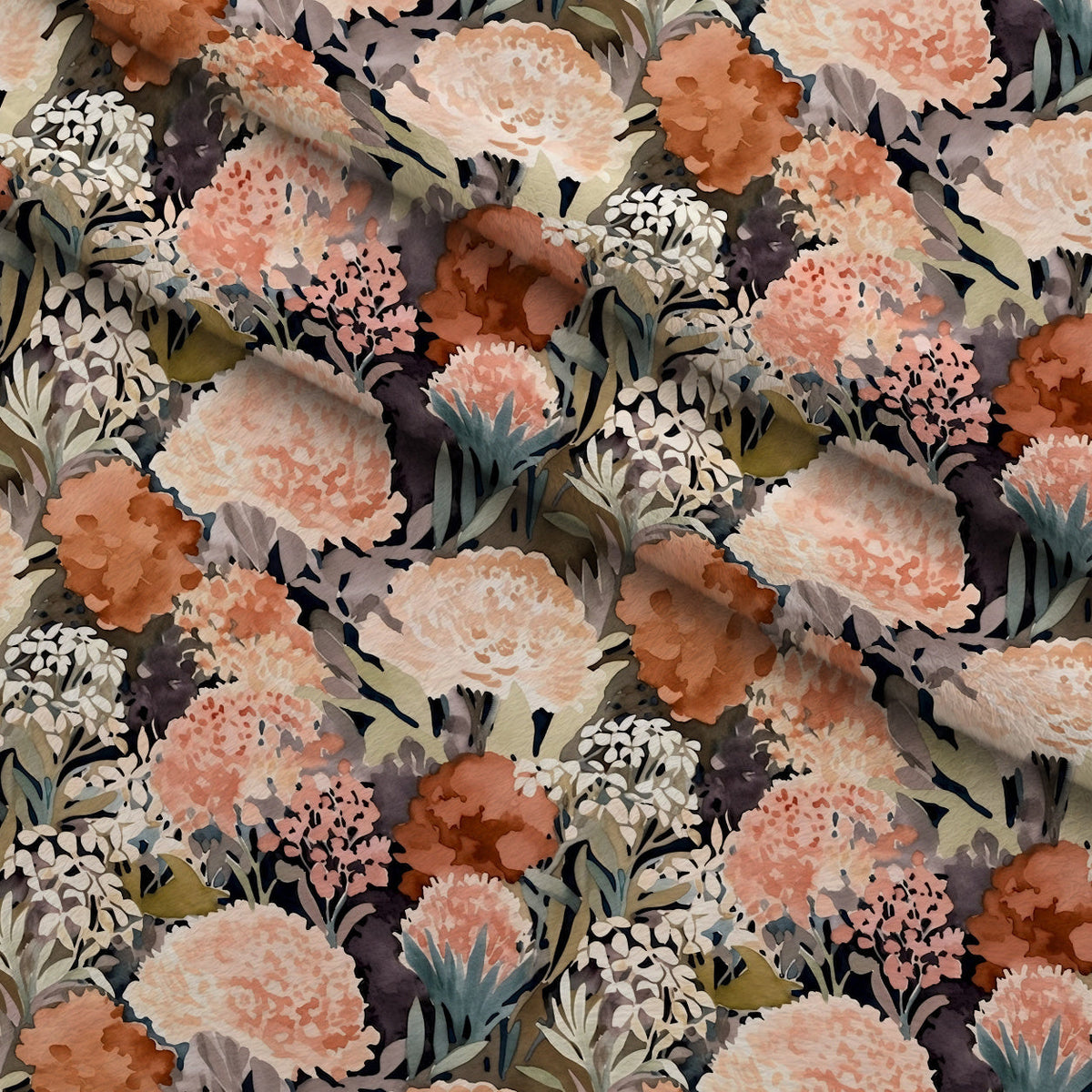 Peach Petal Wash Pattern 6 Fleece Fabric — fleece fabric folded close-up preview (mv-fleece-v1:lying)