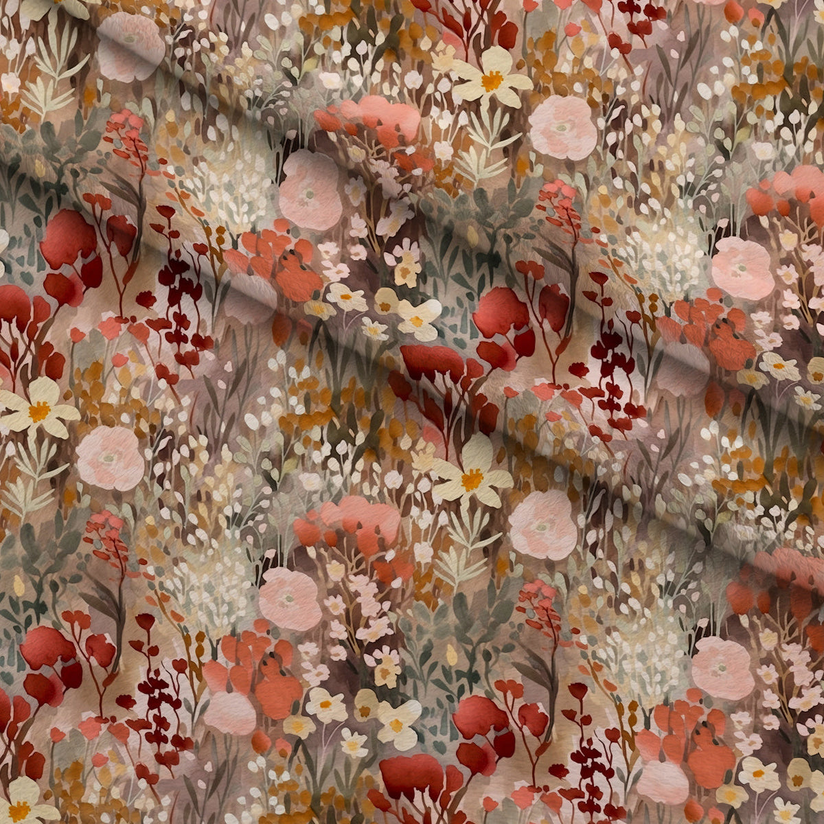 Peach Petal Wash Pattern 9 Fleece Fabric — fleece fabric folded close-up preview (mv-fleece-v1:lying)