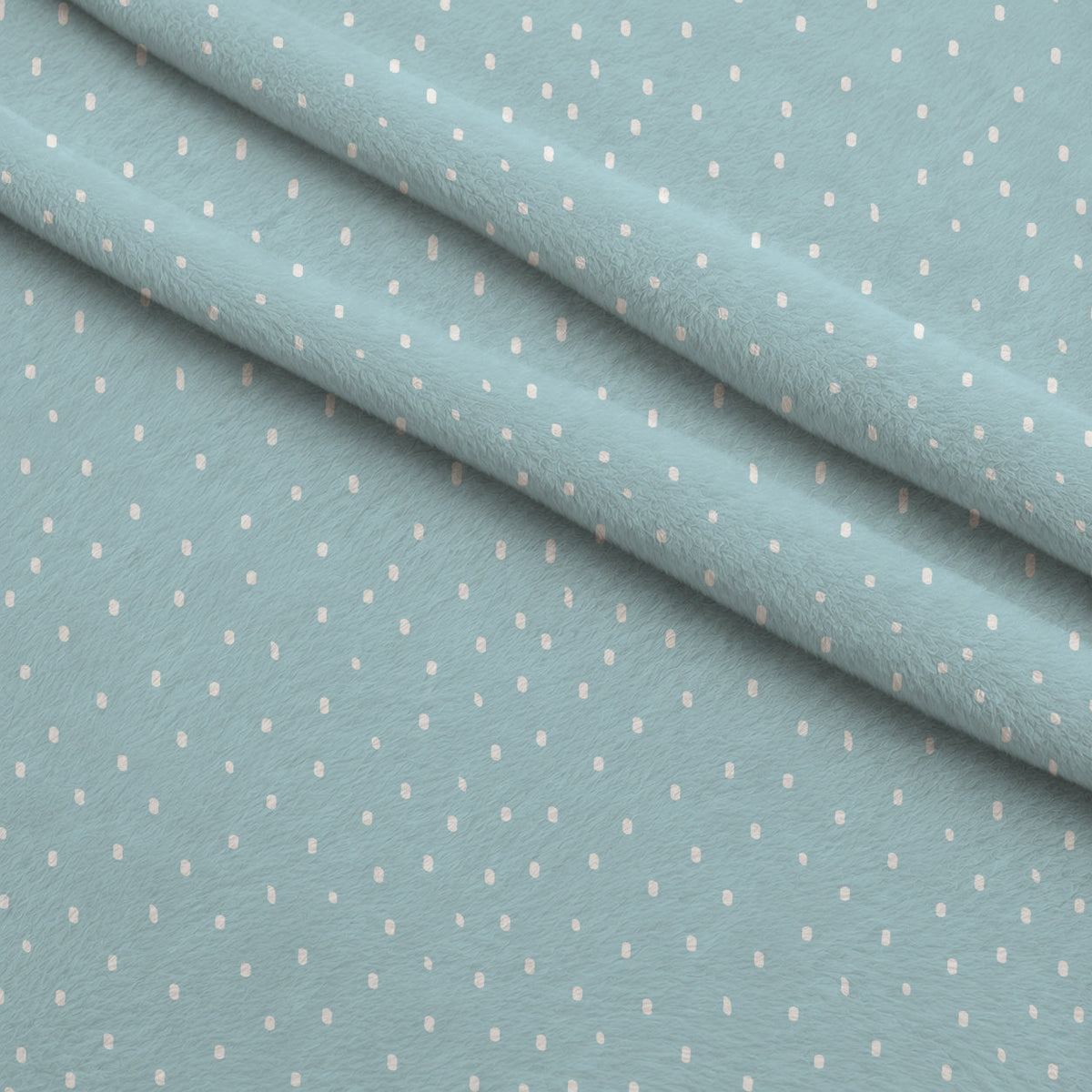 Peachy Rainbow Doodles Pattern 2 Fleece Fabric — fleece fabric folded close-up preview (mv-fleece-v1:lying)
