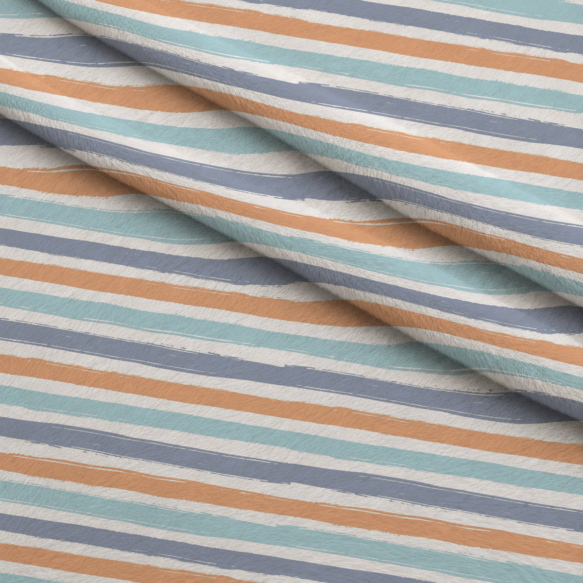 Peachy Rainbow Doodles Pattern 8 Fleece Fabric — fleece fabric folded close-up preview (mv-fleece-v1:lying)