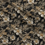 Pearled Blossoms Pattern 6 Fleece Fabric — fleece fabric folded close-up preview (mv-fleece-v1:lying)