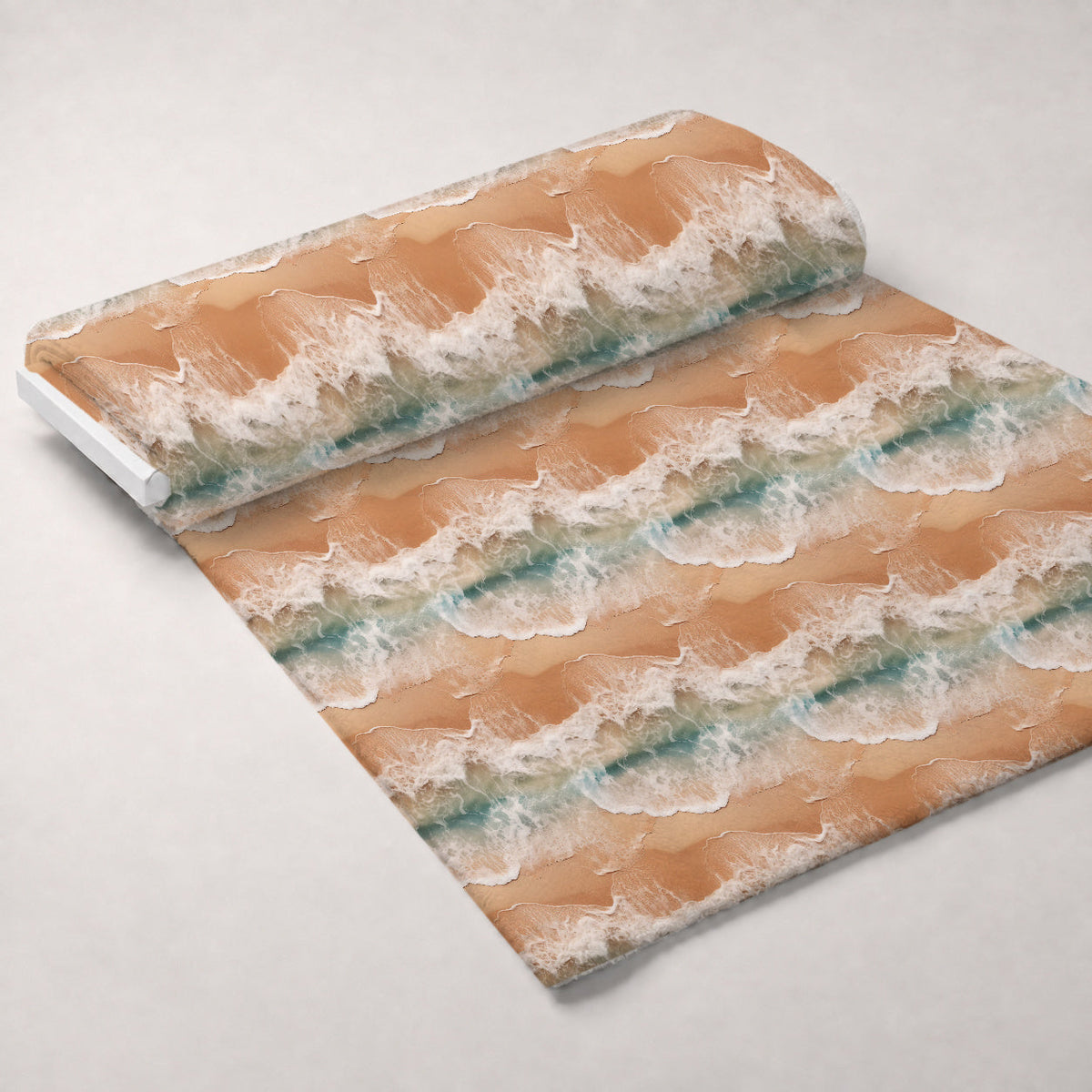 Pebble Shores Pattern 2 Fleece Fabric — fleece fabric unrolled bolt preview (mv-fleece-v1:bolt)