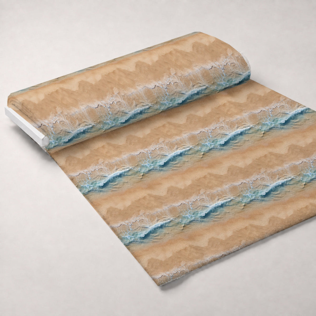 Pebble Shores Pattern 4 Fleece Fabric — fleece fabric unrolled bolt preview (mv-fleece-v1:bolt)