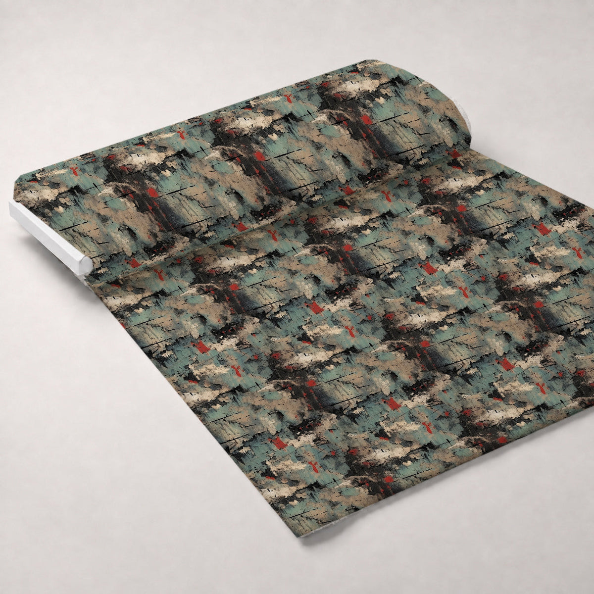 Peeling Patina Pattern 11 Fleece Fabric — fleece fabric unrolled bolt preview (mv-fleece-v1:bolt)