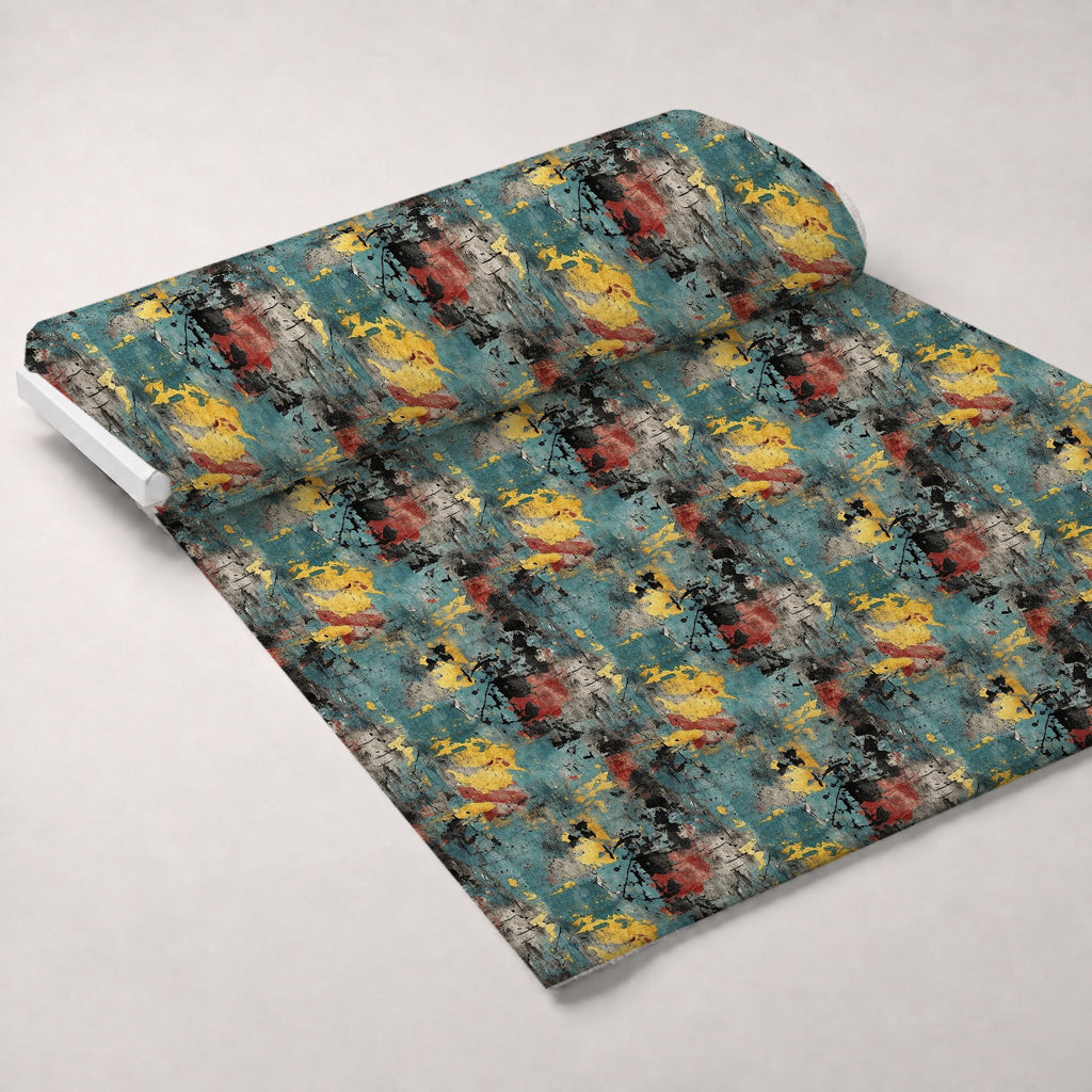 Peeling Patina Pattern 12 Fleece Fabric — fleece fabric unrolled bolt preview (mv-fleece-v1:bolt)