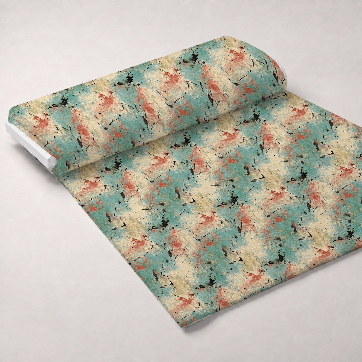 Peeling Patina Pattern 2 Fleece Fabric — fleece fabric unrolled bolt preview (mv-fleece-v1:bolt)