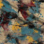 Peeling Patina Pattern 3 Fleece Fabric — fleece fabric folded close-up preview (mv-fleece-v1:lying)