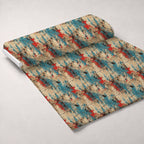 Peeling Patina Pattern 4 Fleece Fabric — fleece fabric unrolled bolt preview (mv-fleece-v1:bolt)