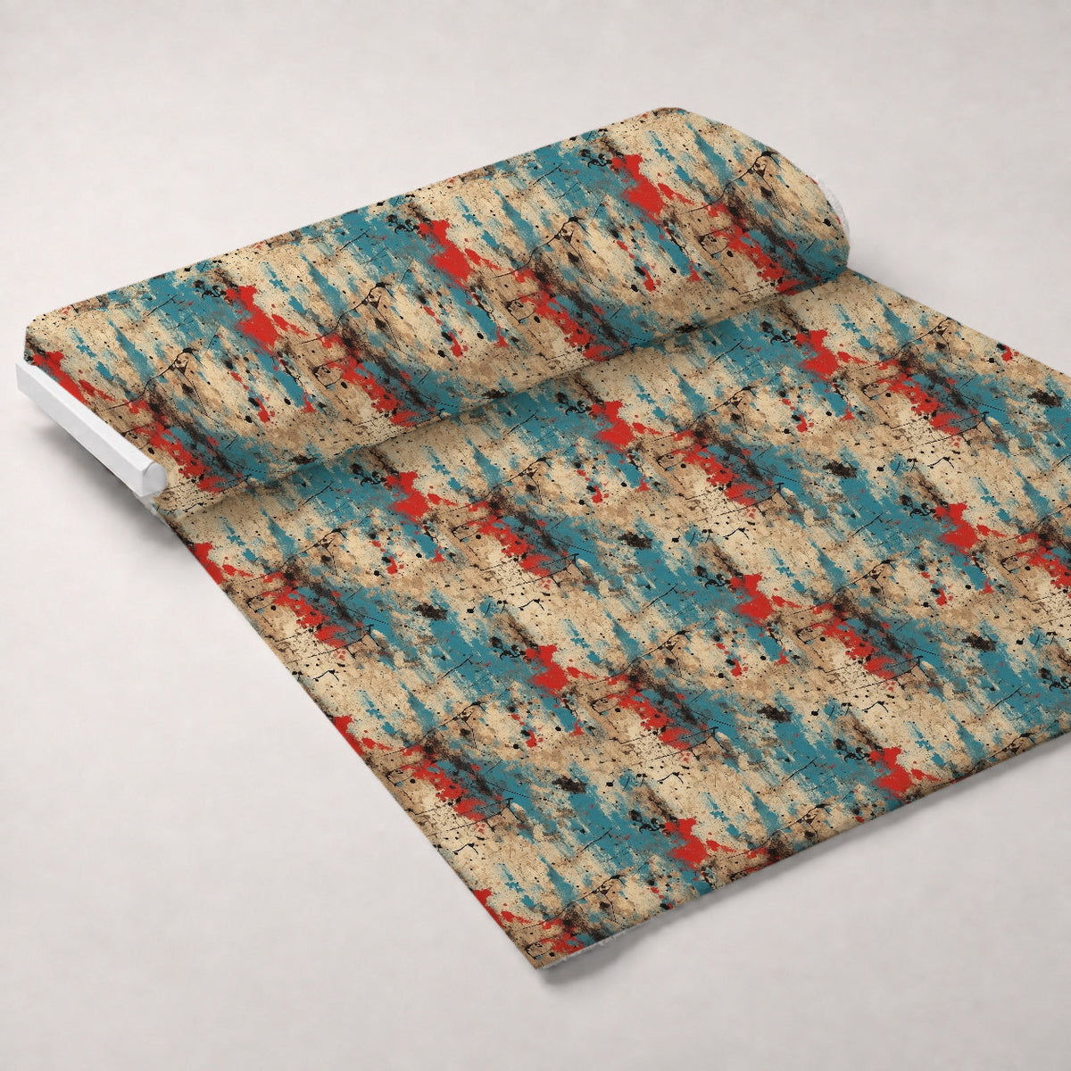 Peeling Patina Pattern 4 Fleece Fabric — fleece fabric unrolled bolt preview (mv-fleece-v1:bolt)