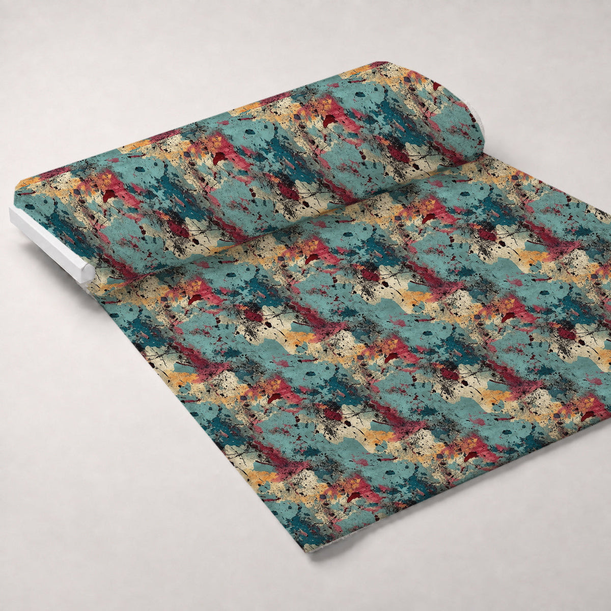 Peeling Patina Pattern 7 Fleece Fabric — fleece fabric unrolled bolt preview (mv-fleece-v1:bolt)