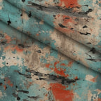 Peeling Patina Pattern 8 Fleece Fabric — fleece fabric folded close-up preview (mv-fleece-v1:lying)