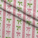 Peppermint Bows Pattern 10 Fleece Fabric — fleece fabric folded close-up preview (mv-fleece-v1:lying)
