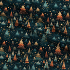 Peppermint Pines Pattern 3 Fleece Fabric — fleece fabric folded close-up preview (mv-fleece-v1:lying)