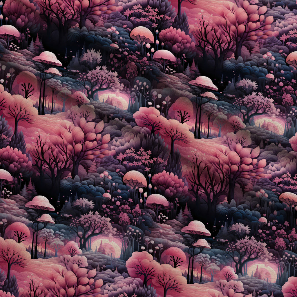 Peppermint Pines Pattern 7 Fleece Fabric — fleece fabric folded close-up preview (mv-fleece-v1:lying)