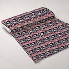 Peppermint Pines Pattern 8 Fleece Fabric — fleece fabric unrolled bolt preview (mv-fleece-v1:bolt)