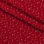 Peppermint Snowfall Pattern 12 Fleece Fabric — fleece fabric folded close-up preview (mv-fleece-v1:lying)