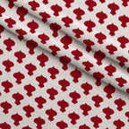 Peppermint Snowfall Pattern 16 Fleece Fabric — fleece fabric folded close-up preview (mv-fleece-v1:lying)