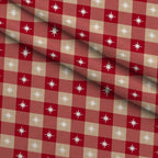 Peppermint Snowfall Pattern 18 Fleece Fabric — fleece fabric folded close-up preview (mv-fleece-v1:lying)