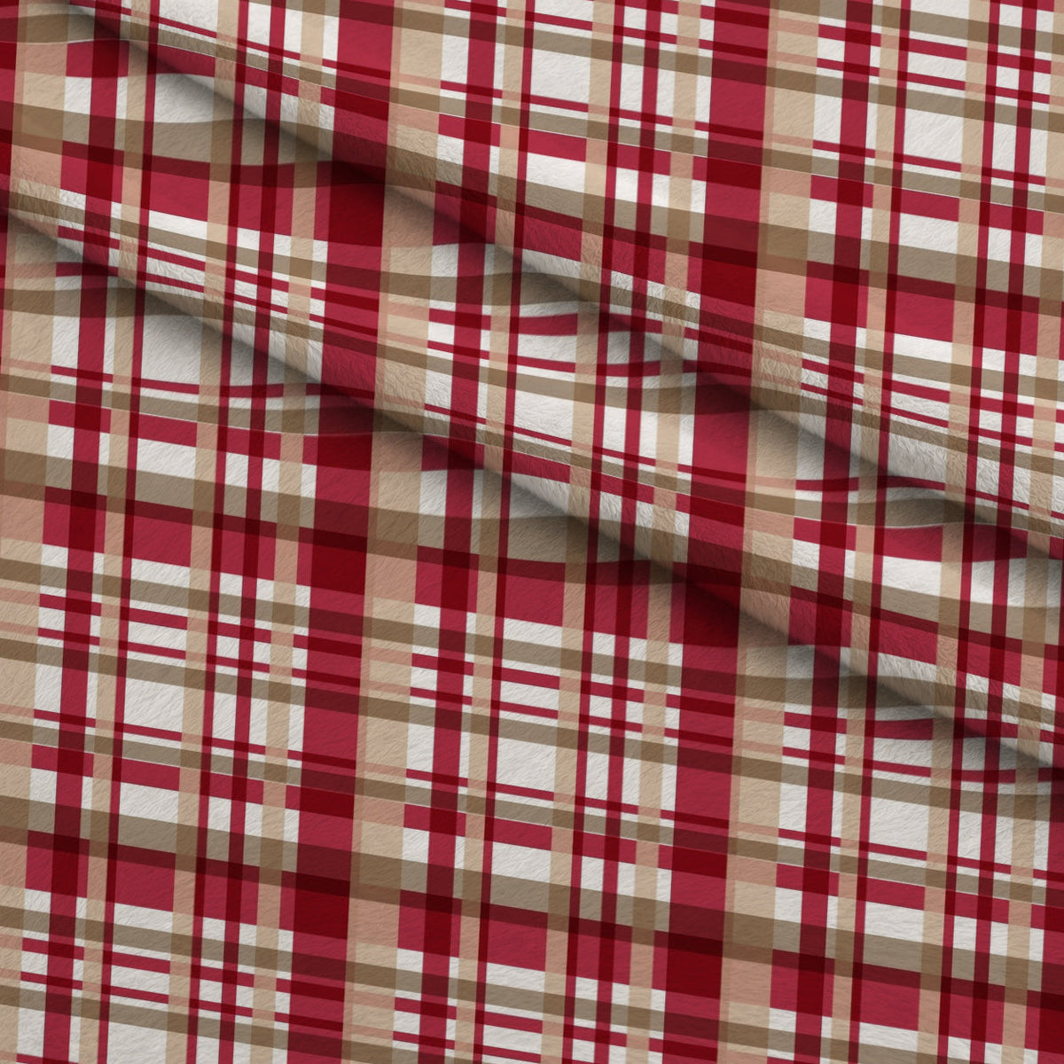 Peppermint Snowfall Pattern 19 Fleece Fabric — fleece fabric folded close-up preview (mv-fleece-v1:lying)