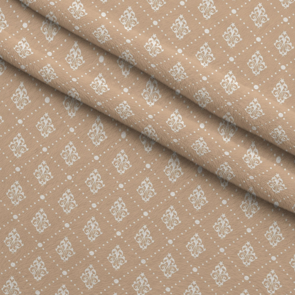 Peppermint Snowfall Pattern 2 Fleece Fabric — fleece fabric folded close-up preview (mv-fleece-v1:lying)