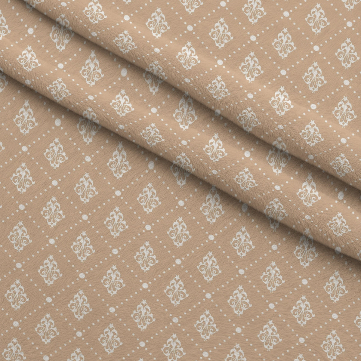 Peppermint Snowfall Pattern 2 Fleece Fabric — fleece fabric folded close-up preview (mv-fleece-v1:lying)