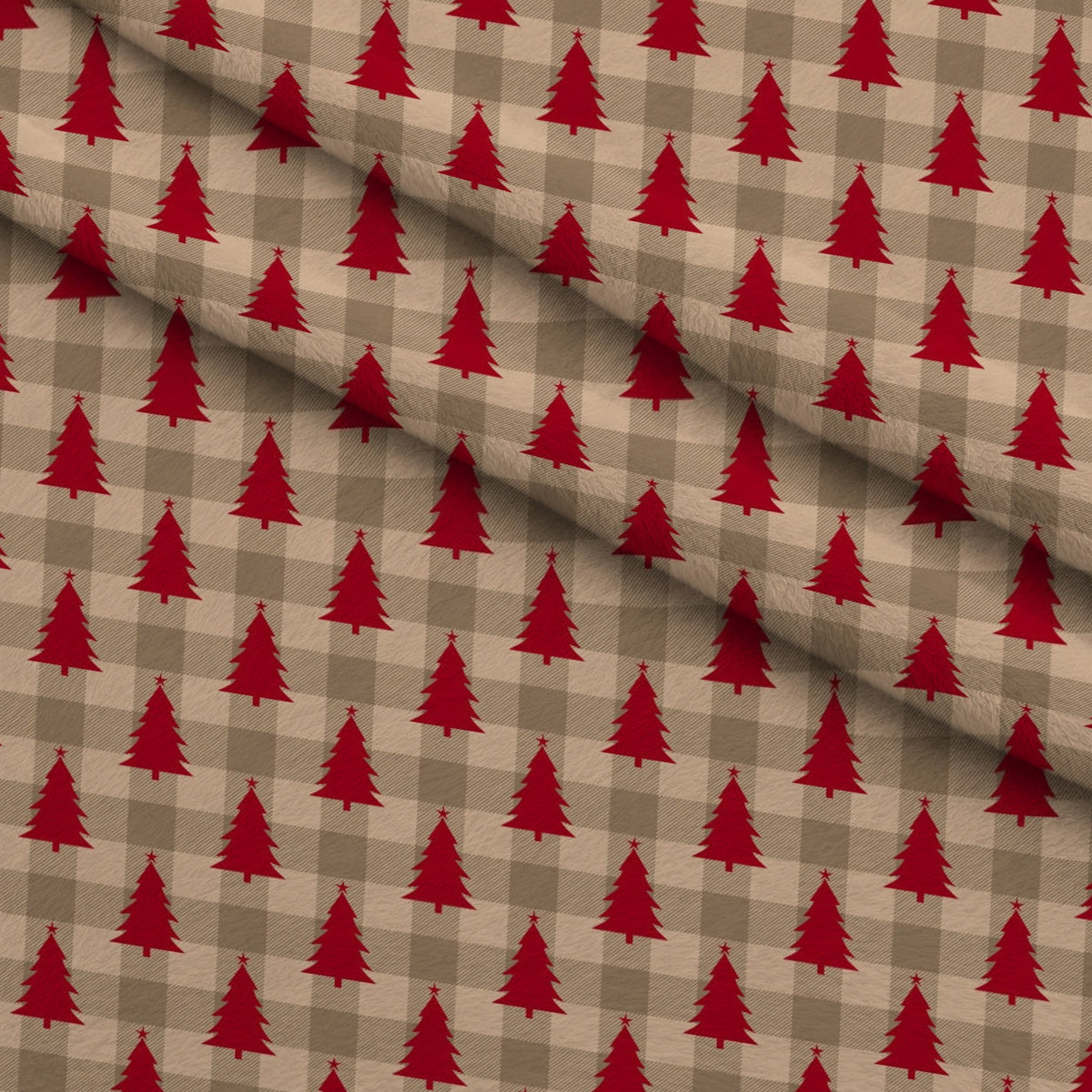 Peppermint Snowfall Pattern 5 Fleece Fabric — fleece fabric folded close-up preview (mv-fleece-v1:lying)