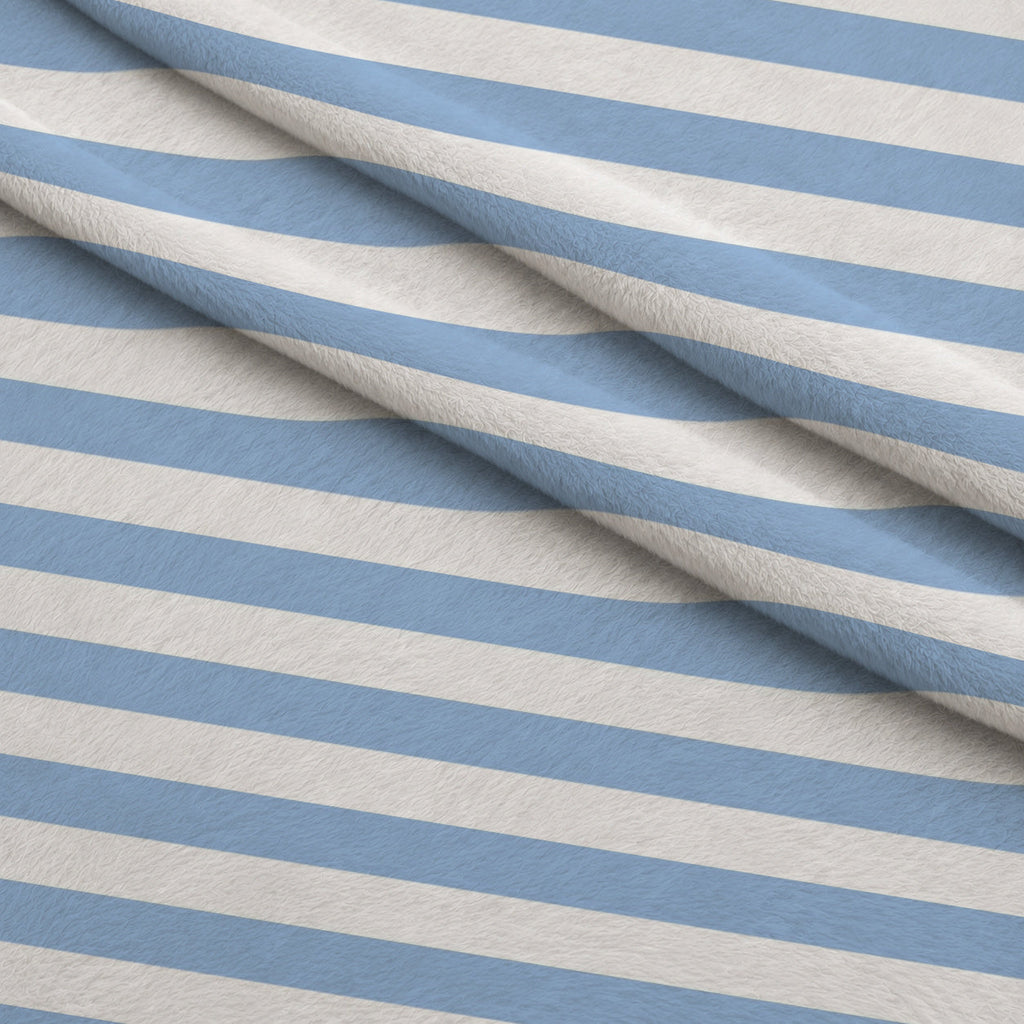 Periwinkle Dreams Lines Fleece Fabric — fleece fabric folded close-up preview (mv-fleece-v1:lying)