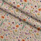 Petal Reverie Pattern 2 Fleece Fabric — fleece fabric folded close-up preview (mv-fleece-v1:lying)