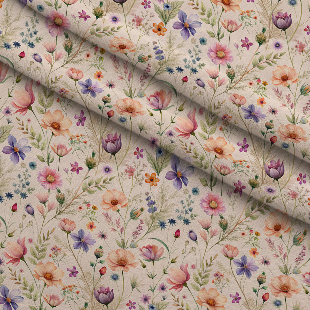 Petal Reverie Pattern 3 Fleece Fabric — fleece fabric folded close-up preview (mv-fleece-v1:lying)