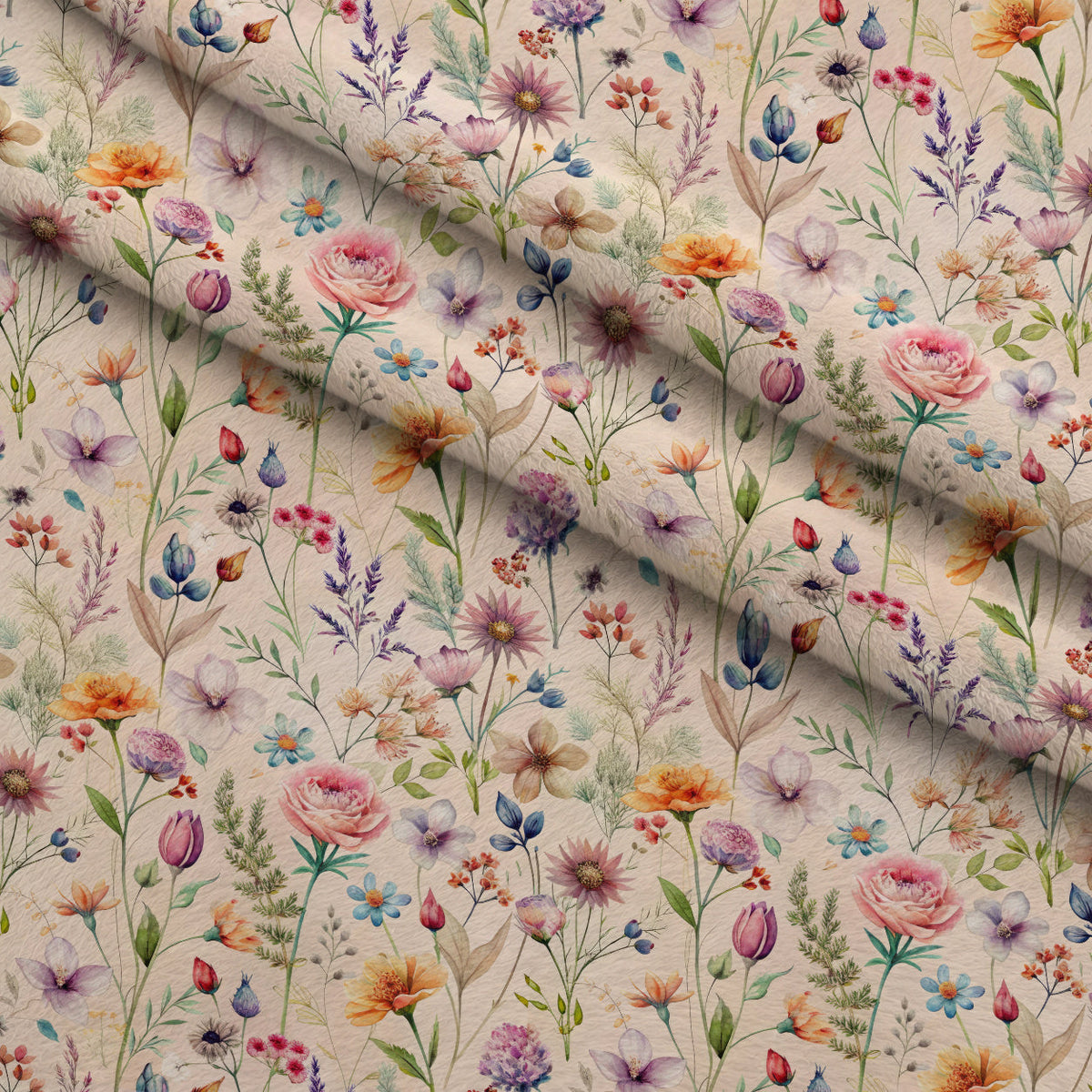 Petal Reverie Pattern 7 Fleece Fabric — fleece fabric folded close-up preview (mv-fleece-v1:lying)