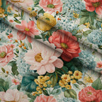 Petal Serenade Pattern 38 Fleece Fabric — fleece fabric folded close-up preview (mv-fleece-v1:lying)