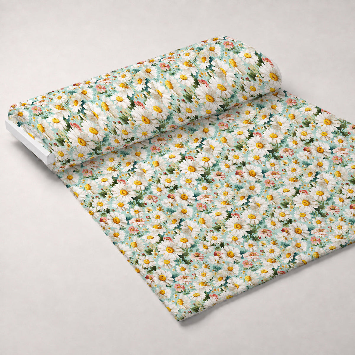 Petal Serenade Pattern 5 Fleece Fabric — fleece fabric unrolled bolt preview (mv-fleece-v1:bolt)