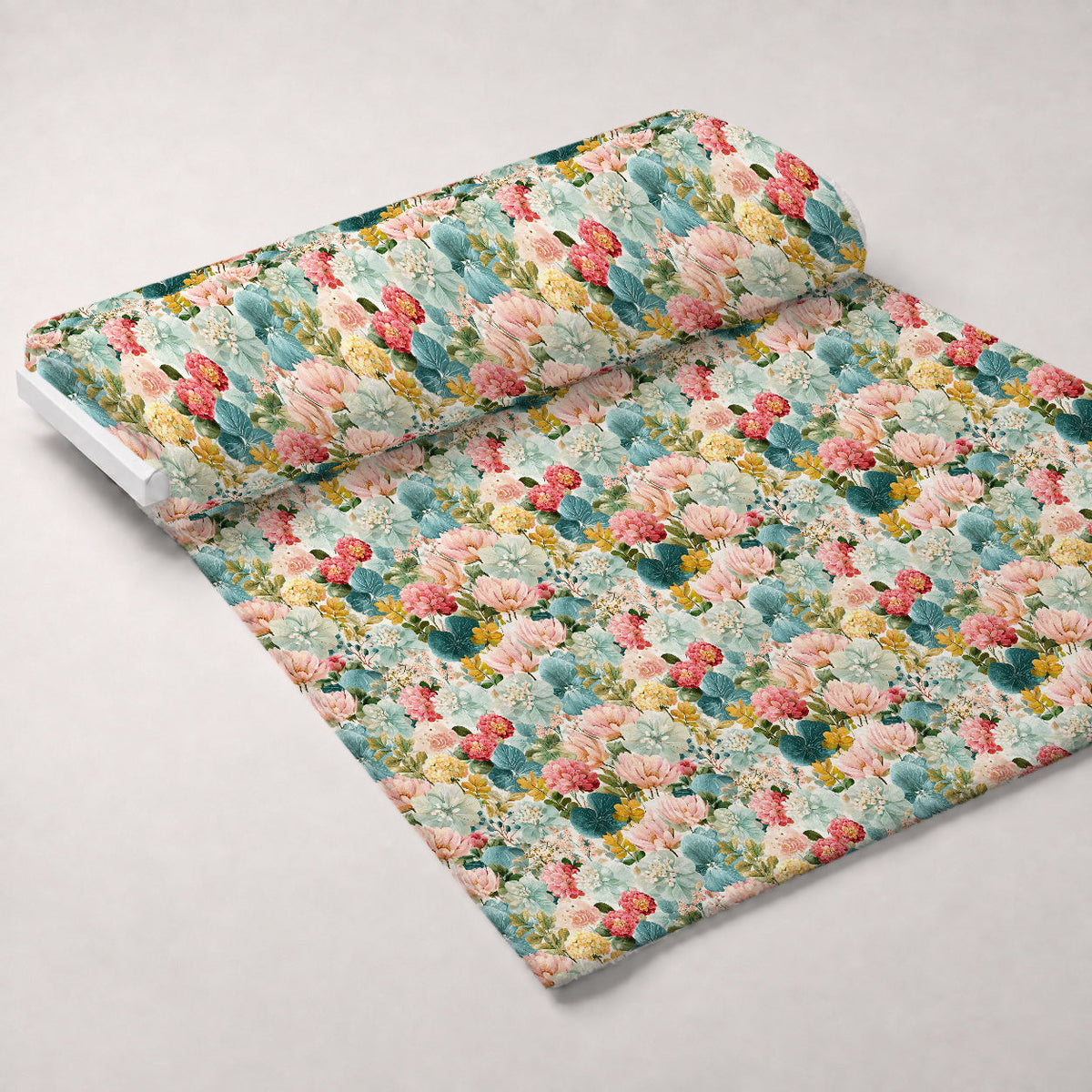 Petal Serenade Pattern 6 Fleece Fabric — fleece fabric unrolled bolt preview (mv-fleece-v1:bolt)