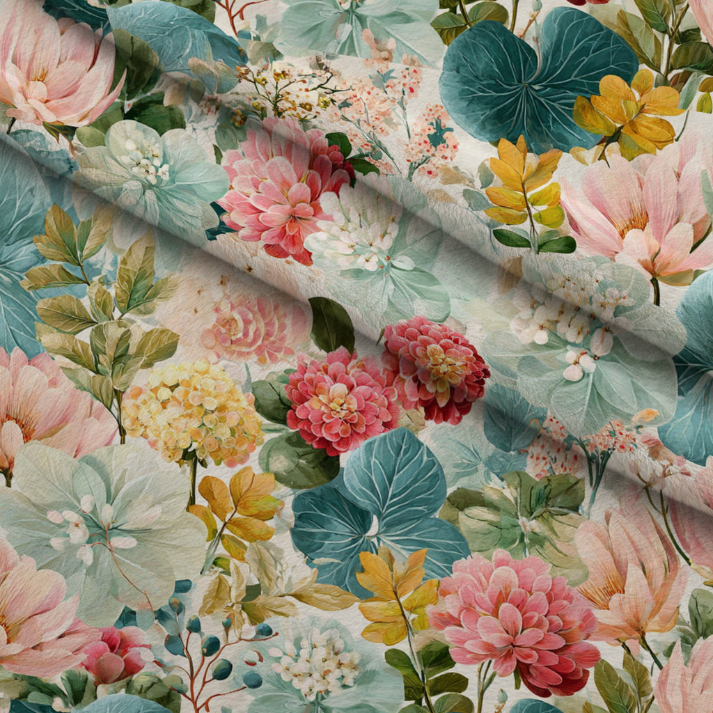 Petal Serenade Pattern 6 Fleece Fabric — fleece fabric folded close-up preview (mv-fleece-v1:lying)