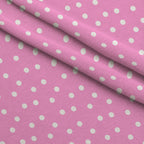 Pink Ribbon Love Pattern 2 Fleece Fabric — fleece fabric folded close-up preview (mv-fleece-v1:lying)