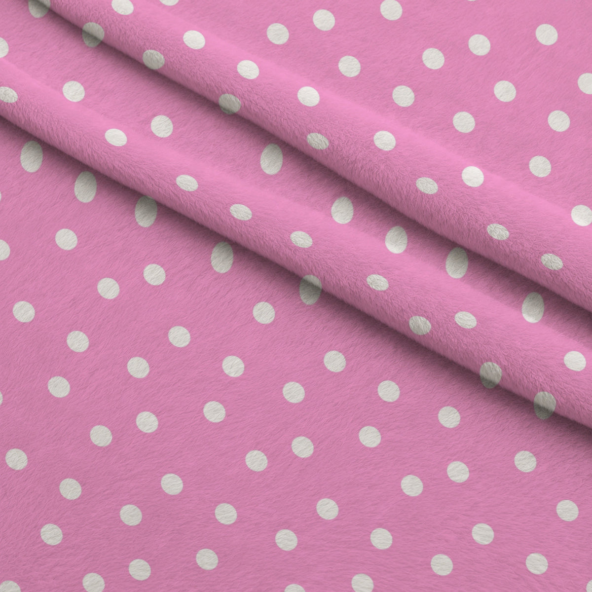 Pink Ribbon Love Pattern 2 Fleece Fabric — fleece fabric folded close-up preview (mv-fleece-v1:lying)