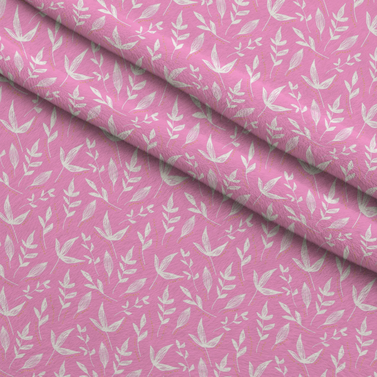 Pink Ribbon Love Pattern 9 Fleece Fabric — fleece fabric folded close-up preview (mv-fleece-v1:lying)