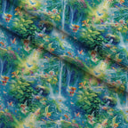 Pixie Falls Pattern 17 Fleece Fabric — fleece fabric folded close-up preview (mv-fleece-v1:lying)