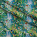 Pixie Falls Pattern 19 Fleece Fabric — fleece fabric folded close-up preview (mv-fleece-v1:lying)
