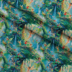Pixie Falls Pattern 20 Fleece Fabric — fleece fabric folded close-up preview (mv-fleece-v1:lying)
