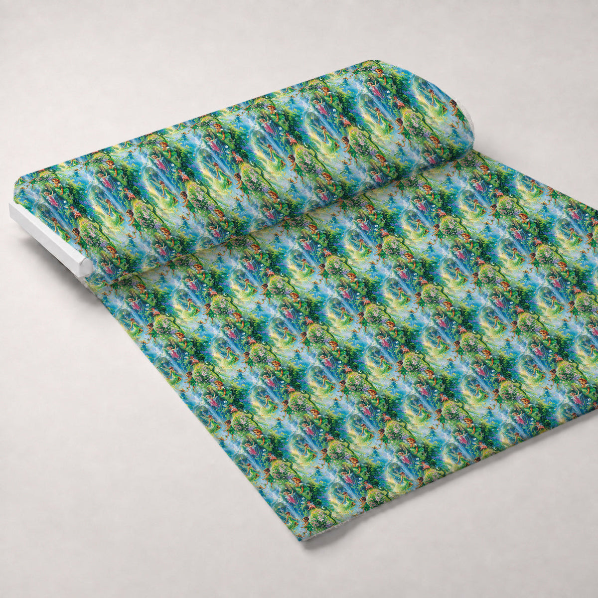 Pixie Falls Pattern 5 Fleece Fabric — fleece fabric unrolled bolt preview (mv-fleece-v1:bolt)